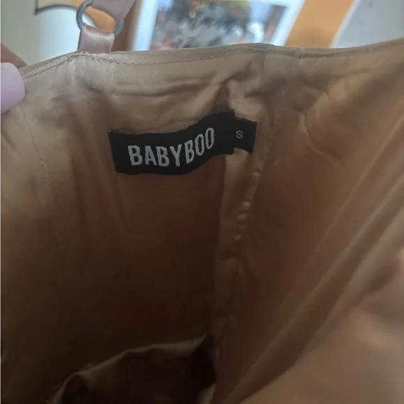 Elegant Cream Rhinestone Dress - Babyboo - Picture 5 of 5